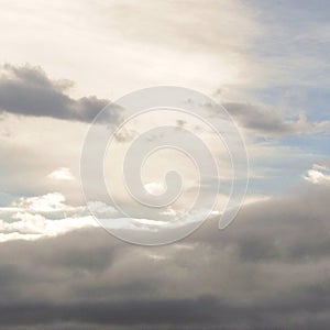 Bright Horizon Behind Dark Nimbostratus Cloud Over South America