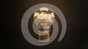 Bright Idea 3D Incandescent Light Bulb