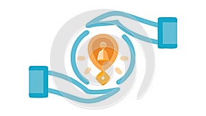 Bright Idea Creativity Icon, Innovation Problem Solving Vector, vector design Generative AI