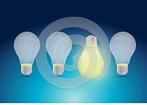 Bright idea illustration design