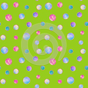 Bright illustrated seamless pattern with multi-colored gems