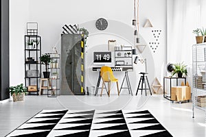 Bright industrial room