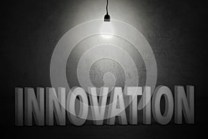 Bright innovation concept