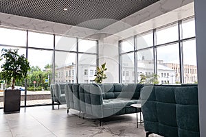 Bright interior of  administrative building