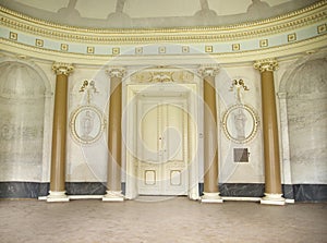 Bright interior of the ancient building