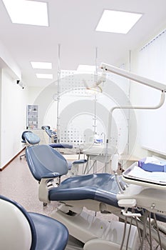 Bright interior of european stomatology