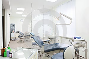 Bright interior of european stomatology