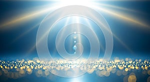 Bright Light Horizon Sparkle Abstract Background