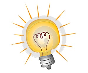 Bright Lightbulb Clip Art