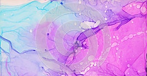 Bright liquid watercolor paint splash texture effect illustration for card design, modern banners, ethereal graphic design