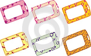 Bright luggage tag selection