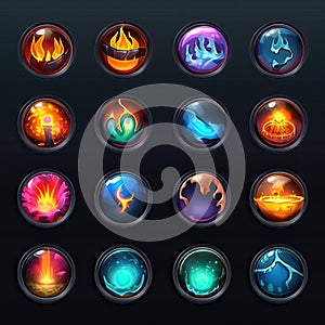 bright magic sphere game ai generated