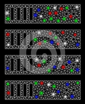 Bright Mesh 2D Server with Light Spots