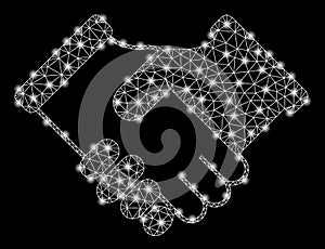 Bright Mesh 2D Agreement with Flare Spots