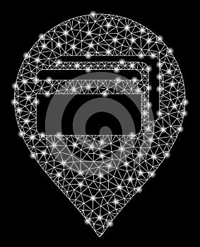 Bright Mesh Network ATM Terminal Pointer with Light Spots