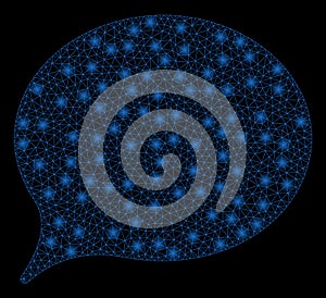 Bright Mesh Carcass Balloon with Flash Spots