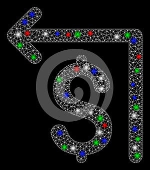 Bright Mesh Carcass Moneyback with Flash Spots