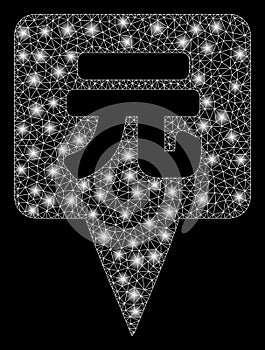 Bright Mesh Carcass Yuan Map Pointer with Light Spots