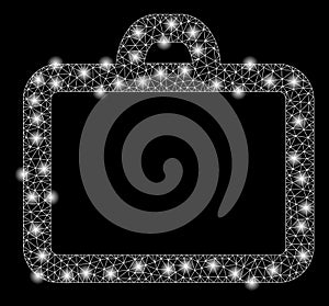 Bright Mesh 2D Case with Flash Spots