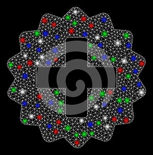 Bright Mesh 2D Create with Flash Spots