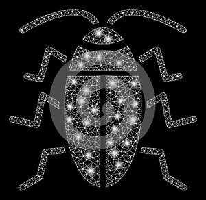Bright Mesh 2D Cucaracha with Flare Spots photo