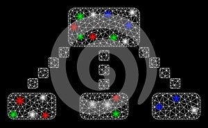 Bright Mesh 2D Hierarchy Scheme with Flare Spots