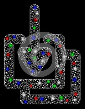 Bright Mesh 2D Downloads with Light Spots