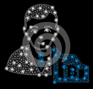 Bright Mesh Network Bitcoin Trader with Flare Spots