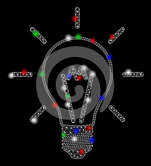 Bright Mesh Network Invent Bulb with Flare Spots