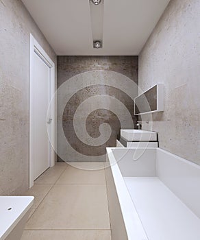 Bright minimalist bathroom trend