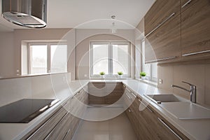 Bright modern kitchen