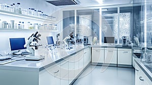 Modern Laboratory Interior