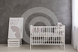 Bright and modern nursery for your baby girl