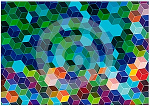 Bright mosaic tiles background