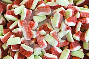 Bright multi-colored candy and jellies excellent background