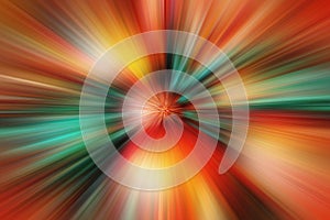 Bright multicolor abstract background, trails, lines and curves