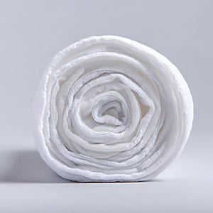 Bright multipurpose microfiber cloth isolated on white surface