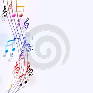 Bright Music Notes