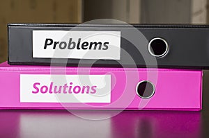 Bright office folders