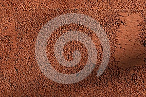 Bright orange concrete porous wall. Close-up. Background. Space for text. Close-up.