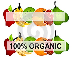 Bright Organic Food Labels 2