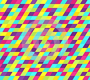 Bright parallelogram pattern. Seamless vector