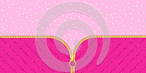 Bright pink glittered striped on light background for themed lol doll party.