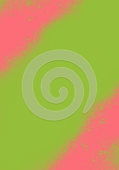 Bright pink green background. Vertical background airbrushing. Template design