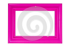 Bright pink photo frame