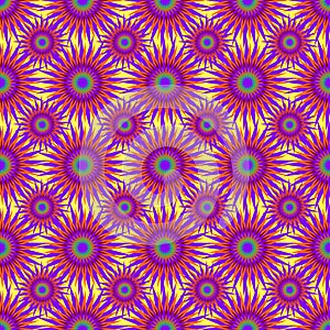 Bright purple abstract stars on a light background seamless pattern vector illustration