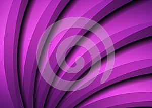 Bright purple abstract waves elegant background