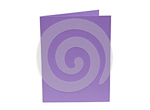 Bright Purple Blank Card