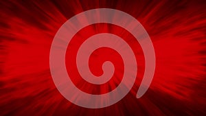 Bright red abstract background with rays radiating in different directions from the center . Background animation for