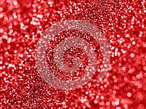 Bright red glitter abstract background